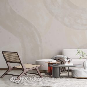 Papier peint Fond blanc et gris