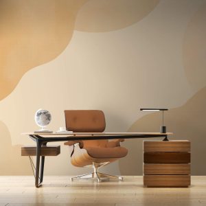 Papier peint Fond blanc et beige