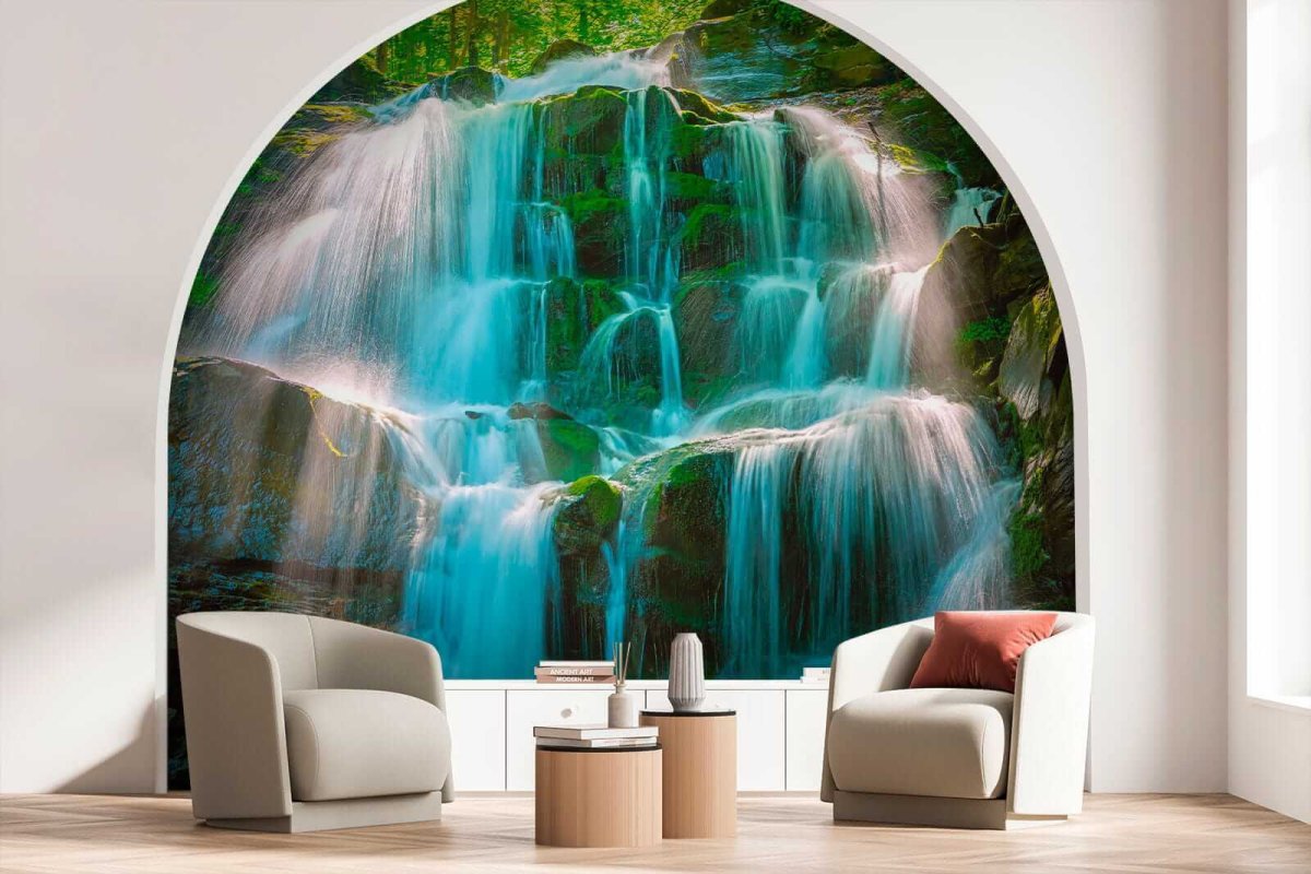 Papier peint Chute d’eau dans les bois – Image 7