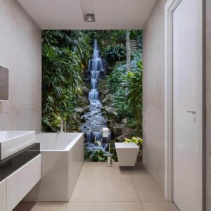 Papier peint Chute d’eau dans la jungle