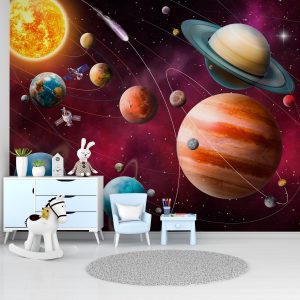 Papier peint Planètes et étoiles dans l’espace