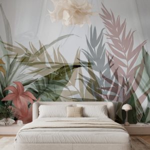 Papier peint Gros plan sur les fleurs